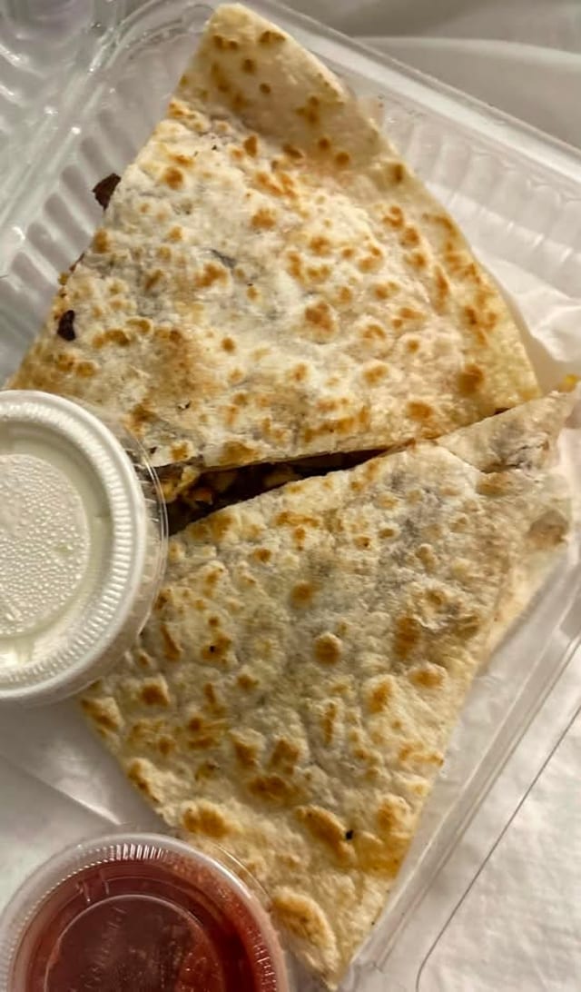 Cheese Quesadilla.